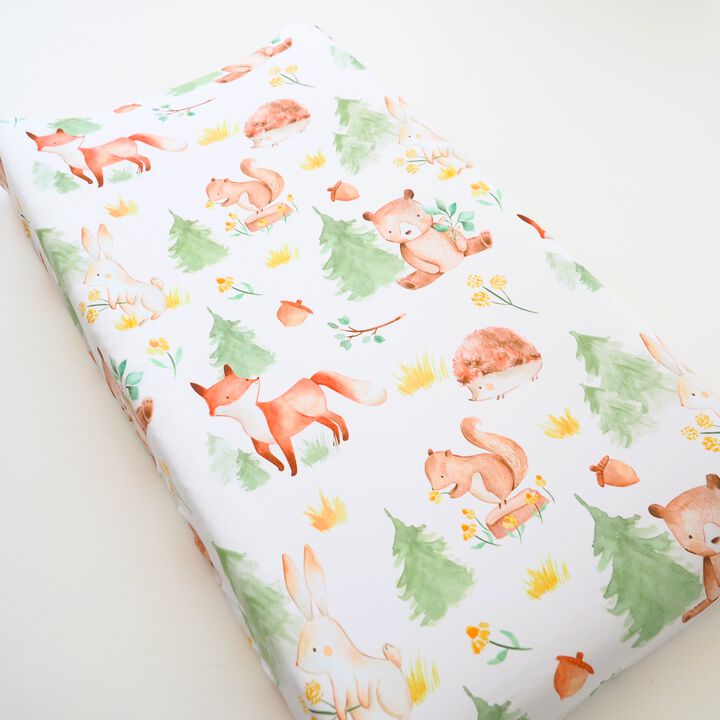 Baby Changing Pad Cover - Forest Friends