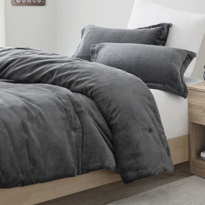 The Original Plush - Coma Inducer® Oversized Comforter Set - Steel Gray.