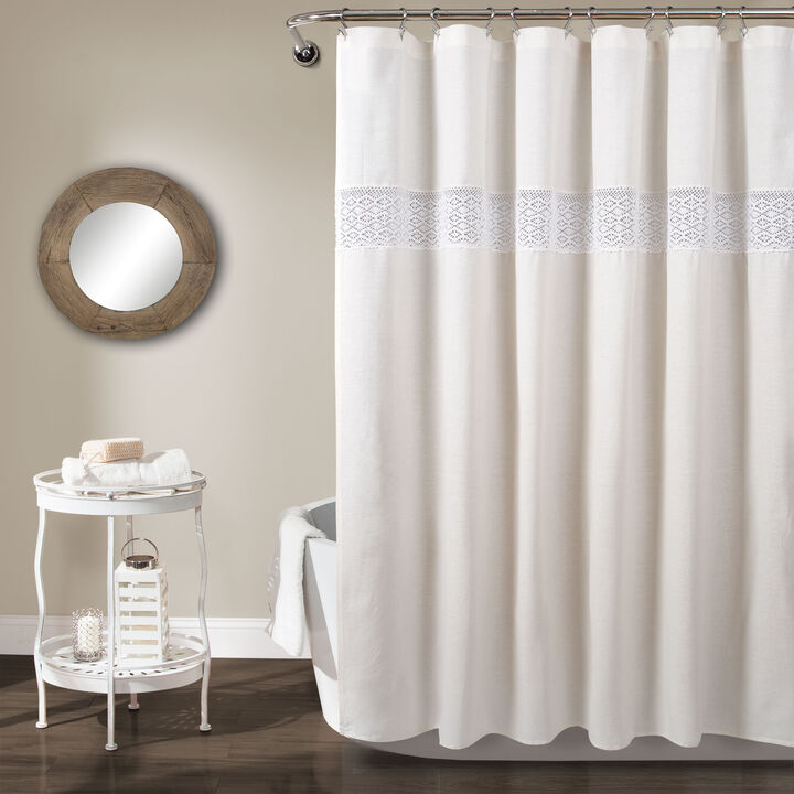 Dana Lace Shower Curtain