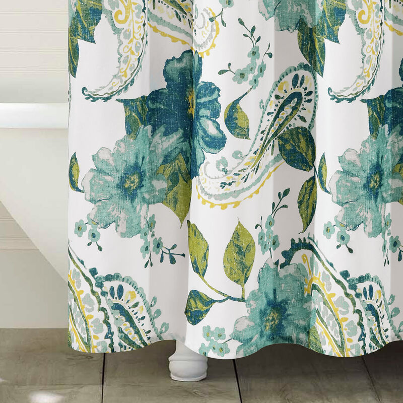 Floral Paisley Shower Curtain