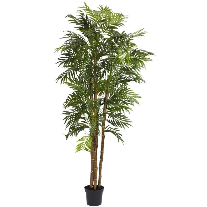 Nearly Natural 6-ft Bella Palm Tree w/1496 Lvs