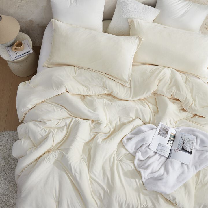 Now You're Cookin' - Coma Inducer® Oversized Comforter - White Clay (Kiln Oven)