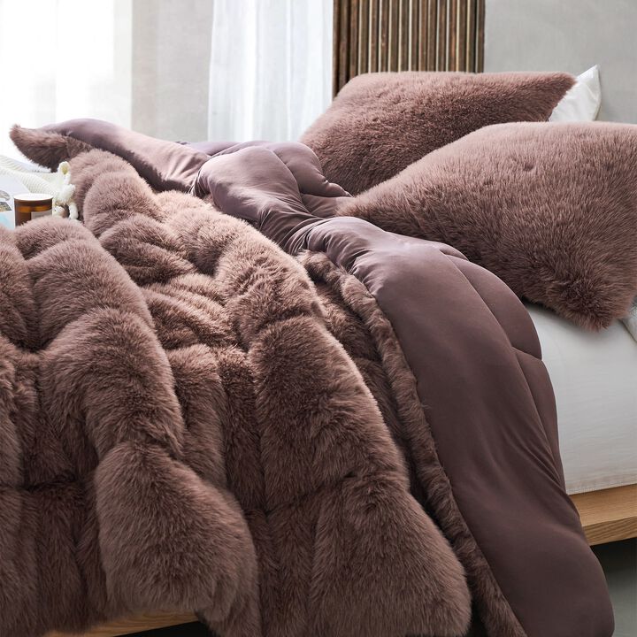 Messy Hair Day - Coma Inducer® Oversized Comforter - Chocolate Taupe
