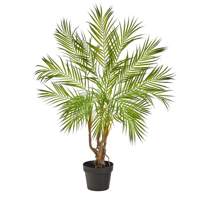 Nearly Natural 3-ft Areca Artificial Palm Tree