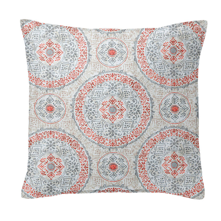 6ix Tailors Fine Linens Zayla Coral Decorative Throw Pillows