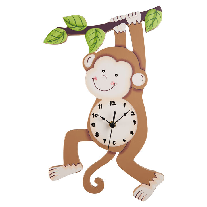 Fantasy Fields - Toy Furniture -Sunny Safari Monkey Wall Clock