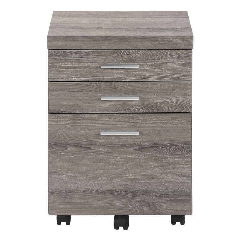 Monarch Specialties I 7049 File Cabinet, Rolling Mobile, Storage Drawers, Printer Stand, Office, Work, Laminate, Brown, Contemporary, Modern