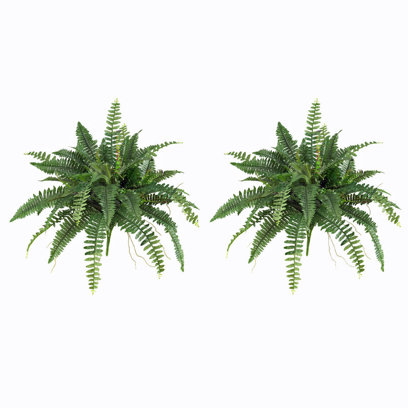 Nearly Natural 40-in Boston Fern (Set of 2)