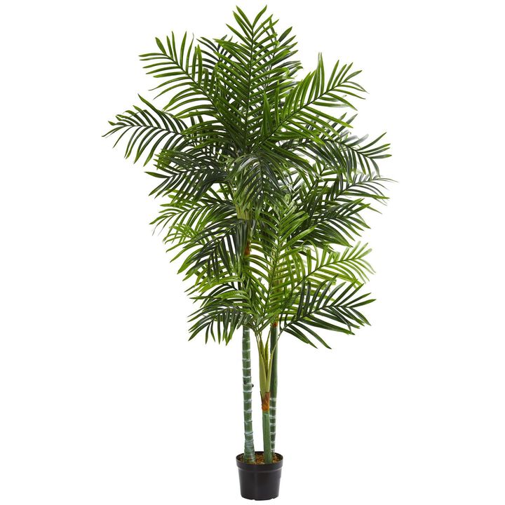 Nearly Natural 7.5-in Areca Artificial Palm Tree