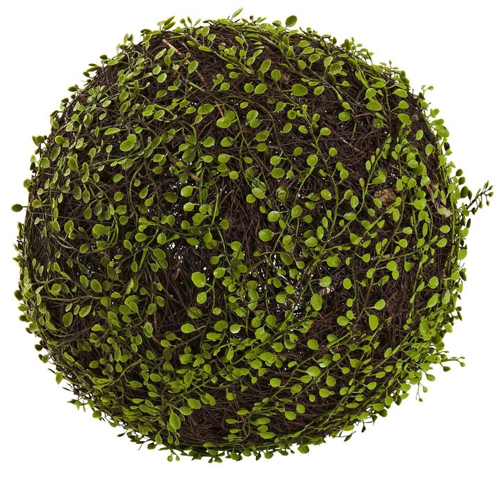 Nearly Natural 15-in Mohlenbechia Ball