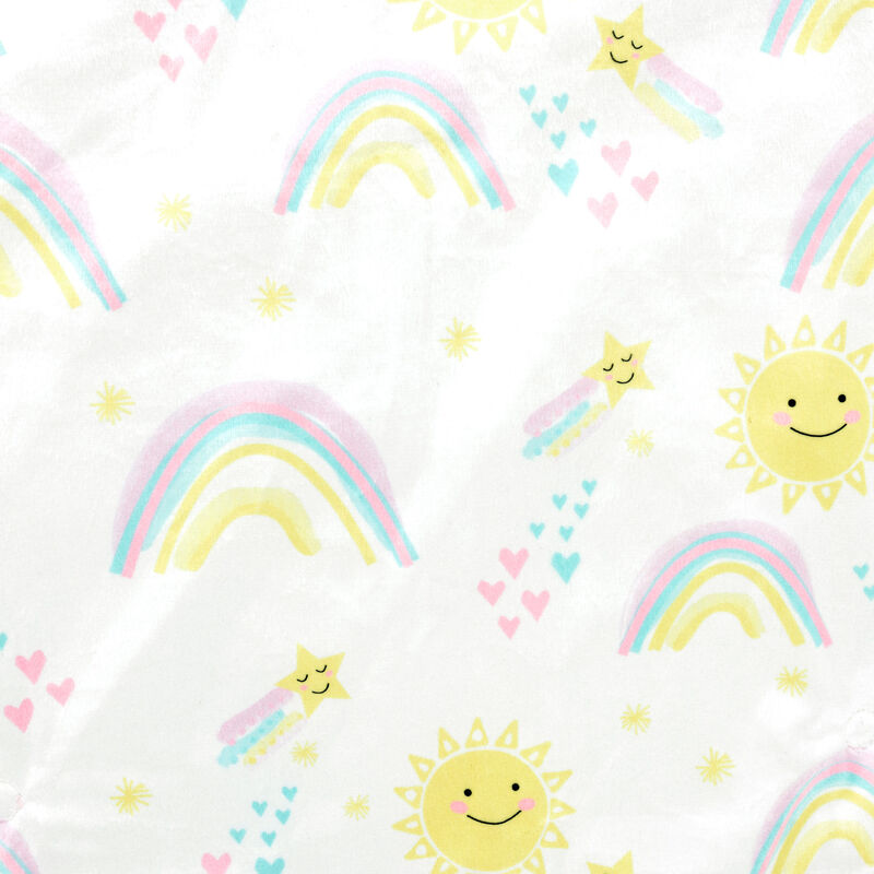 Sunshine Rainbow Reversible Soft & Plush Oversized Blanket Single