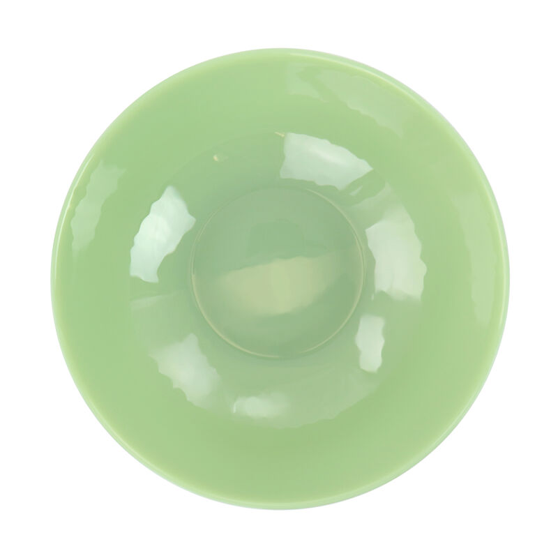 Martha Stewart 2 Piece 8 Inch Jadeite Glass Serving Bowl Set in Jade Green