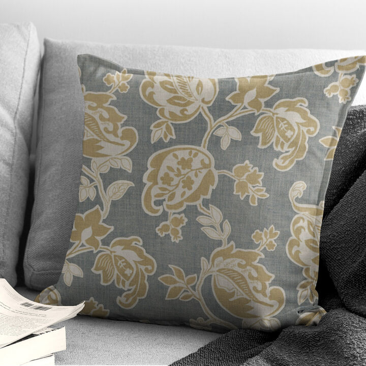6ix Tailors Fine Linens Golden Bloom Barley Decorative Throw Pillows