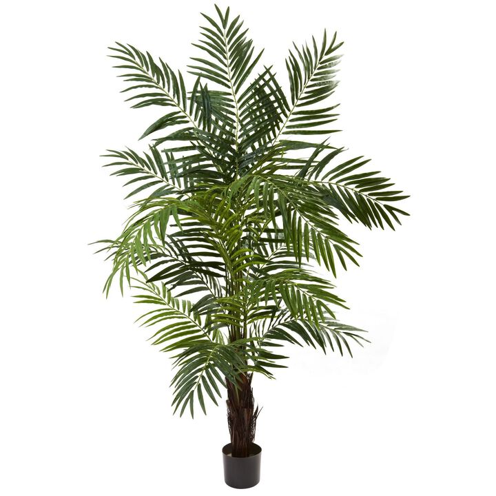 Nearly Natural 6-ft Areca Palm Tree x 13 w/602 Lvs
