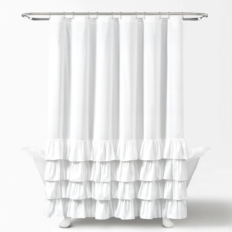 Allison Ruffle Shower Curtain