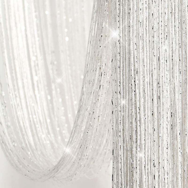 Night Sky String Thread With Peva Lining Shower Curtain