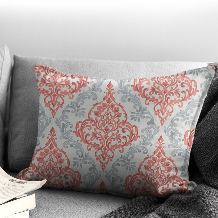 6ix Tailors Fine Linens Adira Coral Decorative Throw Pillows