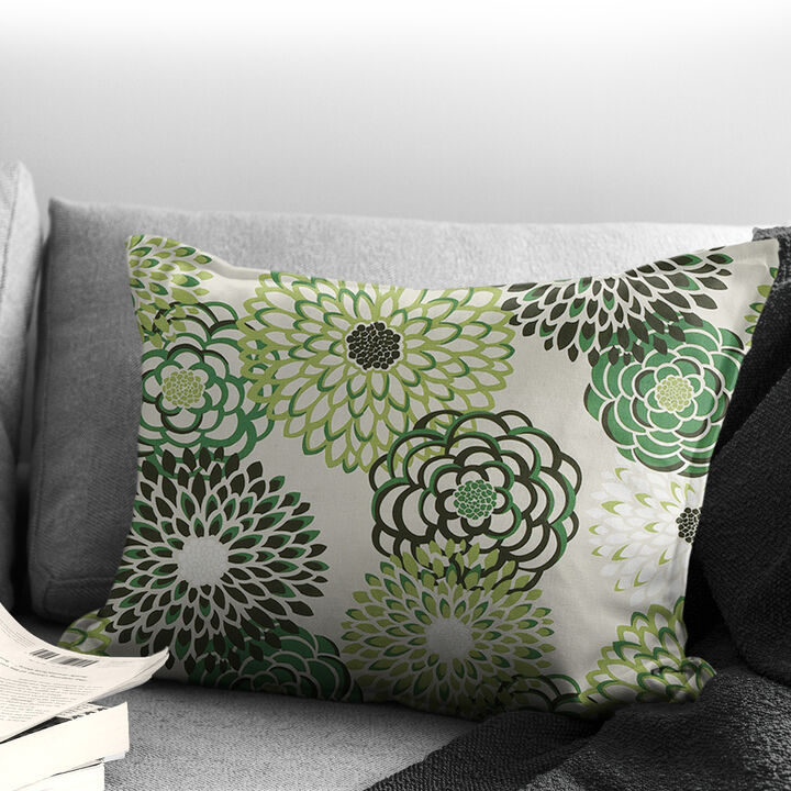 6ix Tailors Fine Linens Garden Stow Green Decorative Throw Pillows