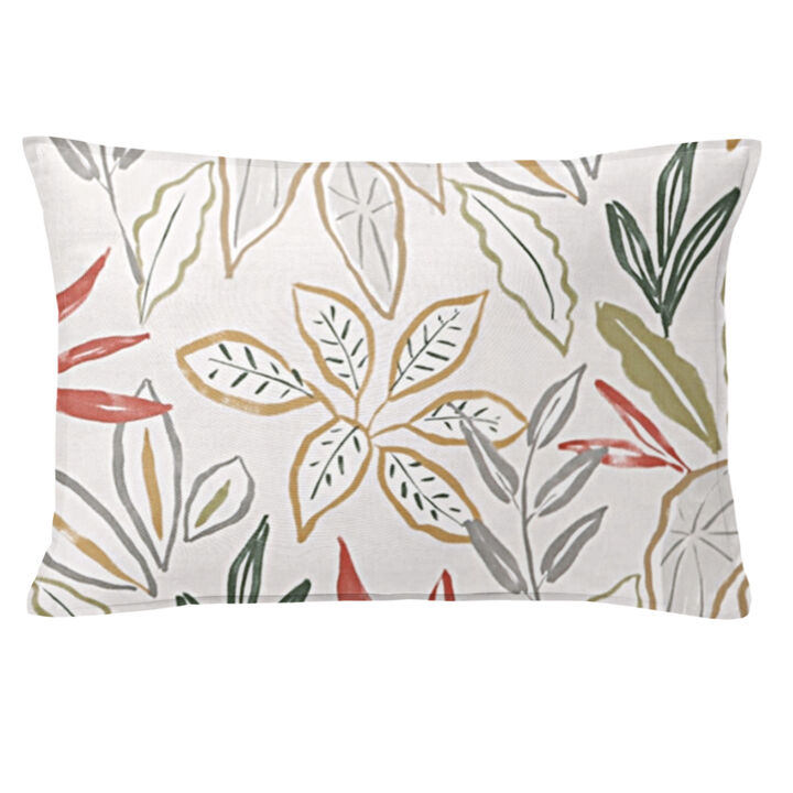 6ix Tailors Fine Linens Fall Foliage Beige Decorative Throw Pillows