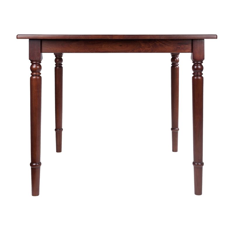 Winsome 94736 Mornay Dining Table, Walnut, 35" square