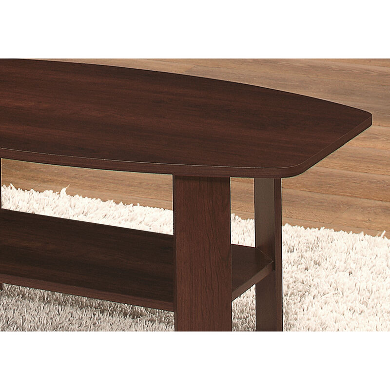 Monarch Specialties I 7923P Table Set, 3pcs Set, Coffee, End, Side, Accent, Living Room, Laminate, Brown, Transitional