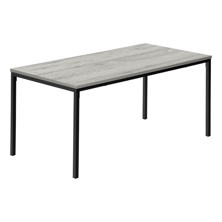 Monarch Specialties I 3796 Coffee Table, Accent, Cocktail, Rectangular, Living Room, 40"L, Metal, Laminate, Grey, Black, Contemporary, Modern