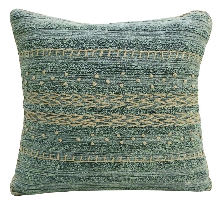 20"X20" Embroidery Throw Pillow for couch