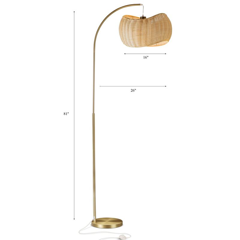 Wave Pendant LED Floor Lamp
