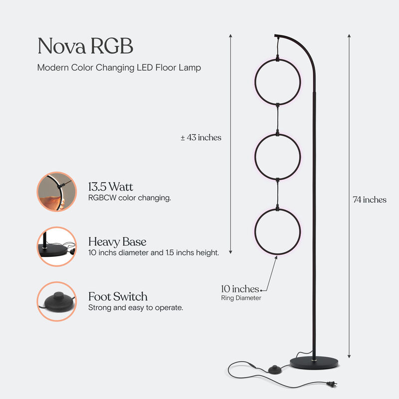 Nova LED RGB Floor Lamp