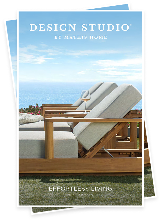 Design Studio by Mathis Home Summer Lookbook cover 