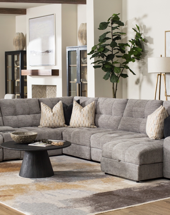 Slide 7-Piece Power Sectional