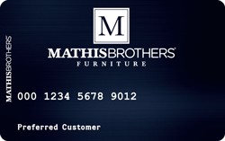 mathis brothers credit card