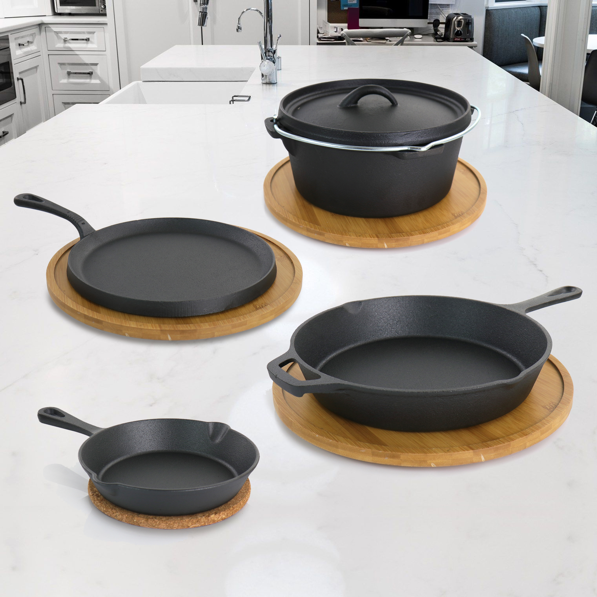 1-day cast iron sale from $14.50: Pizza pan, skillets, cookware  sets, more up to 50% off
