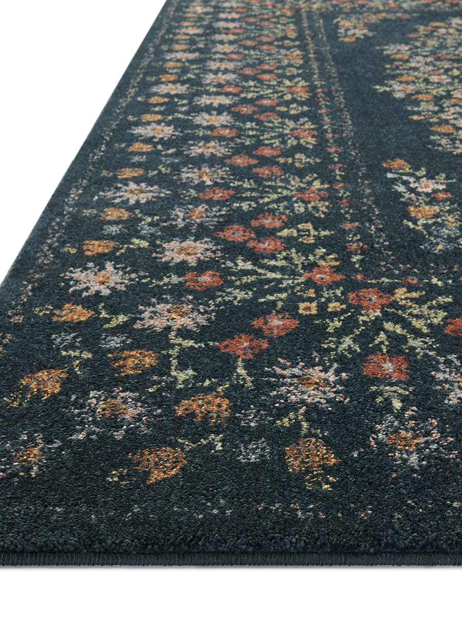 Laurel LAU-02 Navy 7''10" x 10' Rug by Rifle Paper Co.