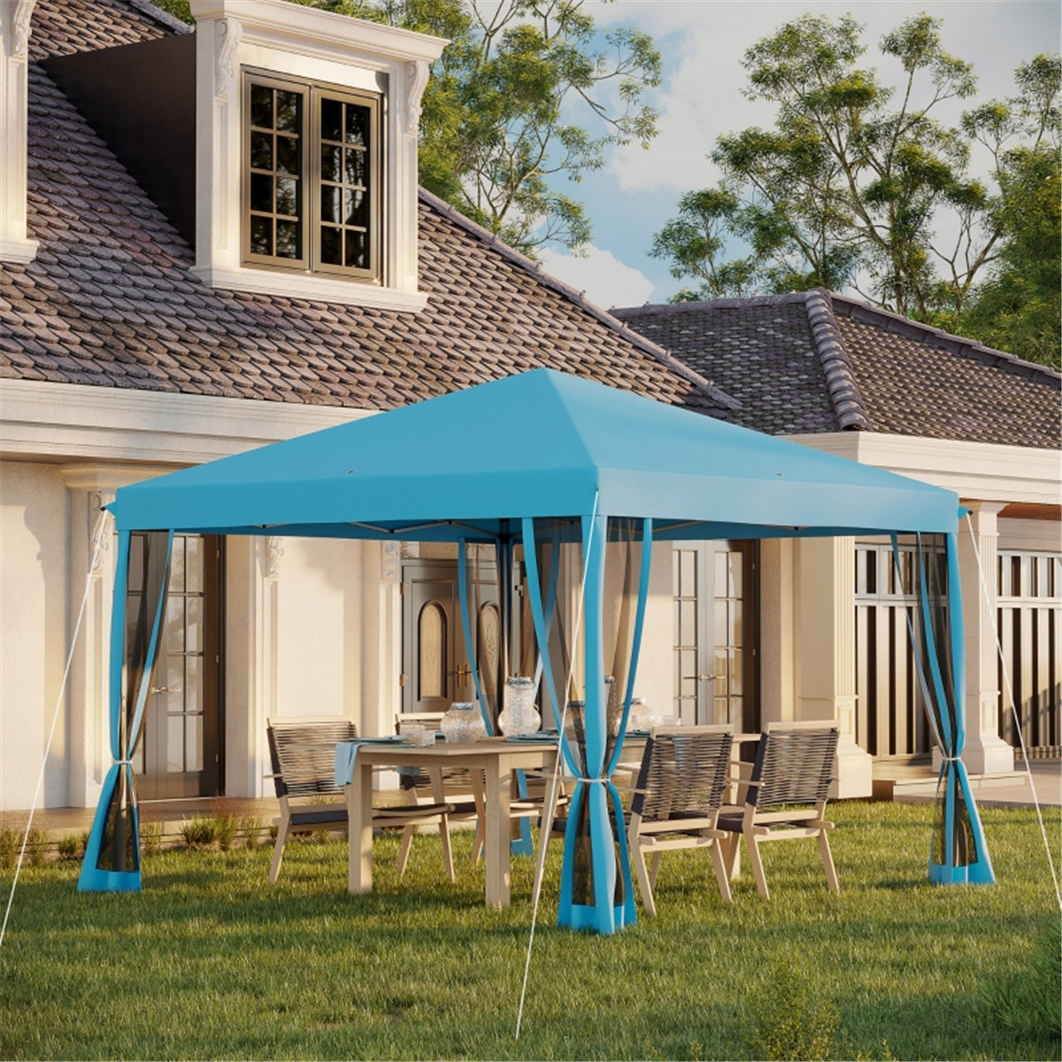 zelt 80x80 Wachsen Netz Growzelt Elastisches Ranknetz mit 4 Haken für Kletterpflanzen Garten Deister-Trail „Ladies Only“ | style:pedal Colour:Granite Grey