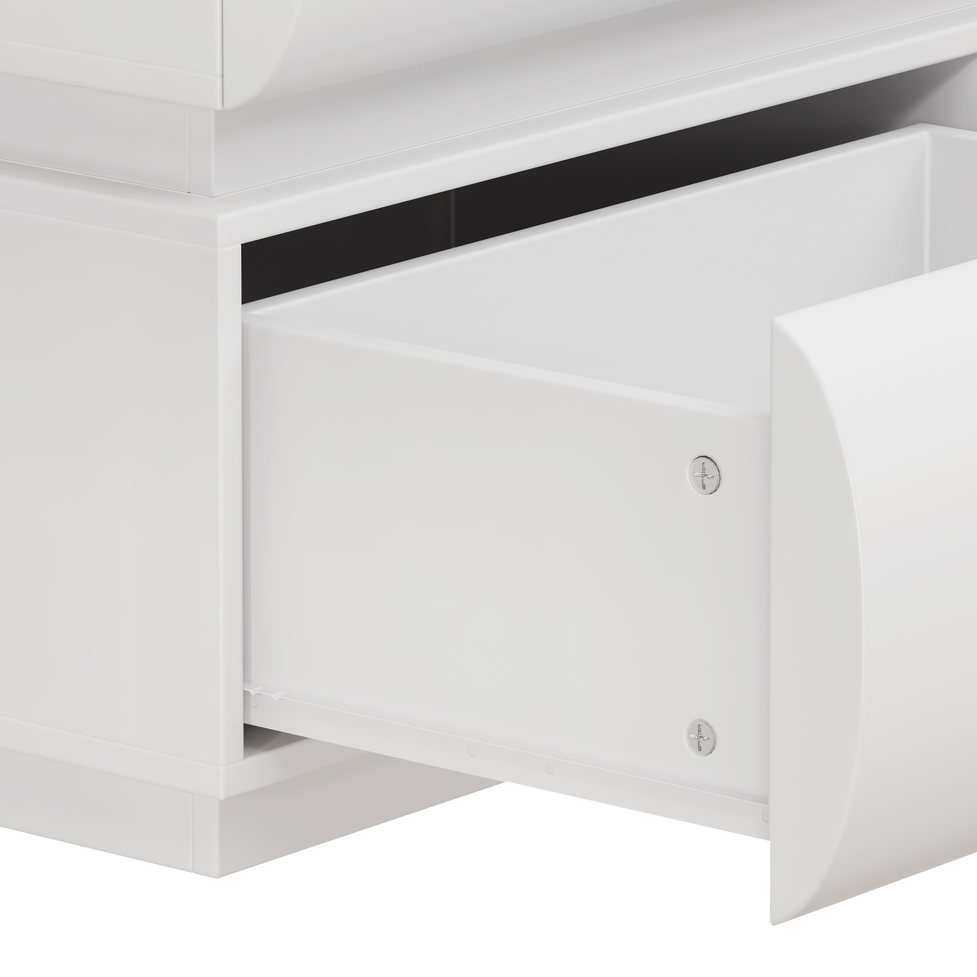 white dresser no handles Amazon.com: FOTOSOK Dresser, 6 Drawer Dresser, Modern Tall Floor Storage Cabinet with Metal Sliding Rail, Wooden Handleless Drawer Cabinet, 6-Layer Large Capacity Vertical Dressers for Home & Office : Home & Benjara 58.5 in. White 6-Drawer