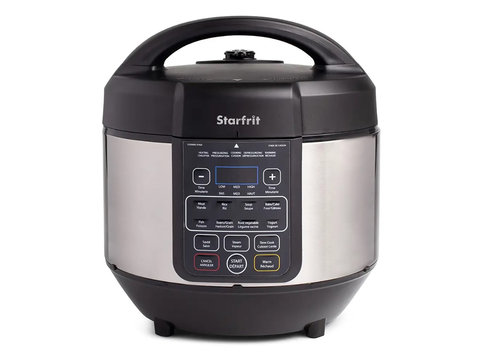 Starfrit Pressure Cooker with 11 Cooking Functions, 8 Liter Capacity