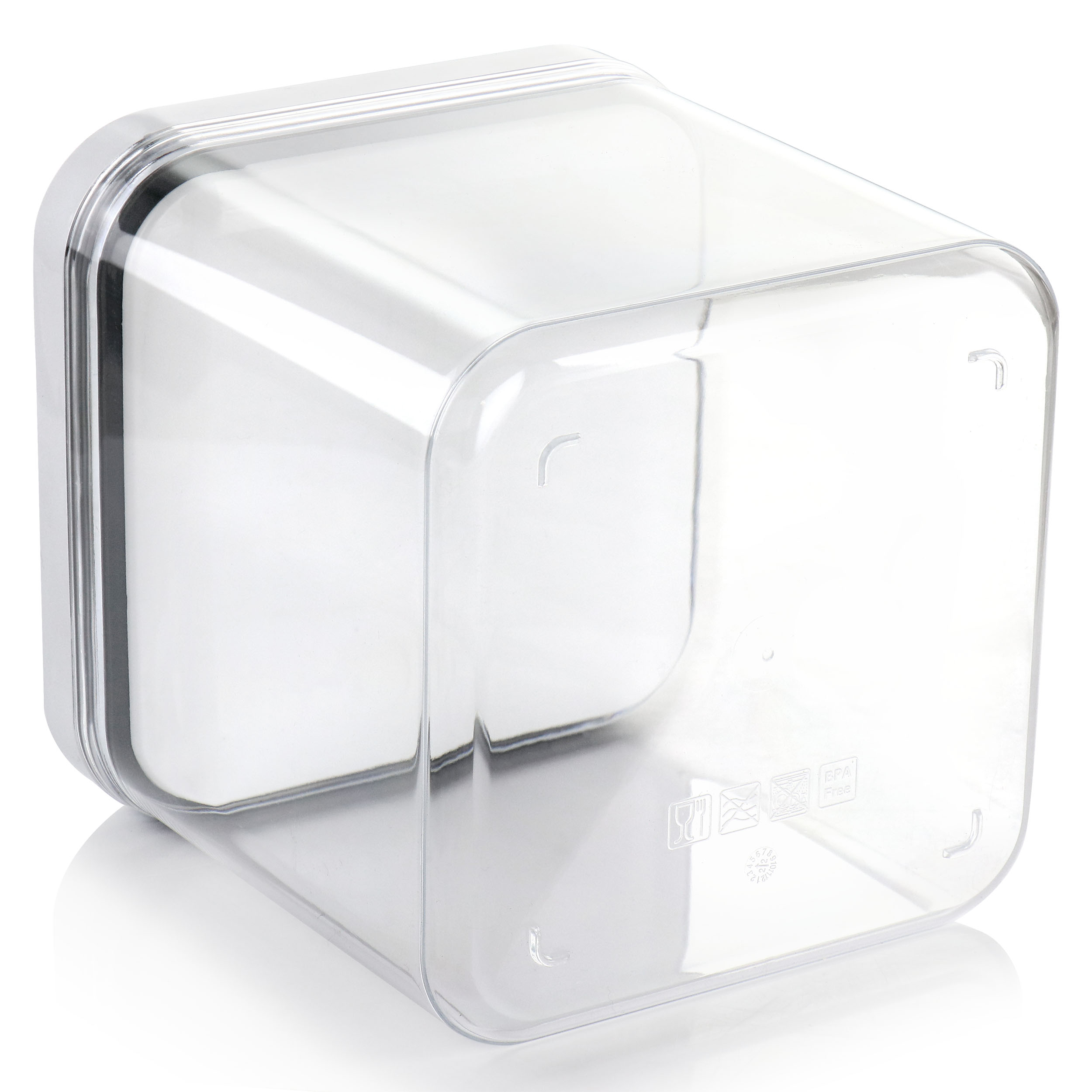 Martha Stewart Siohban 86.5oz Acrylic Storage Container ,White