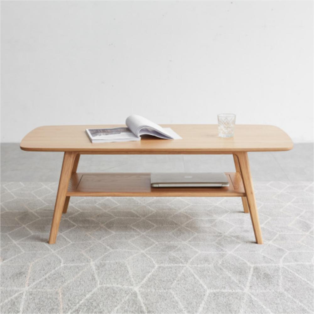 Center table Low Table 100% solid wood Top plate Desk Coffee table