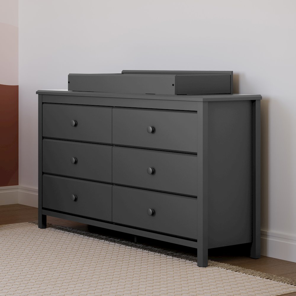 baby dresser grey Jackson Double Dresser Oil Grey main image 0