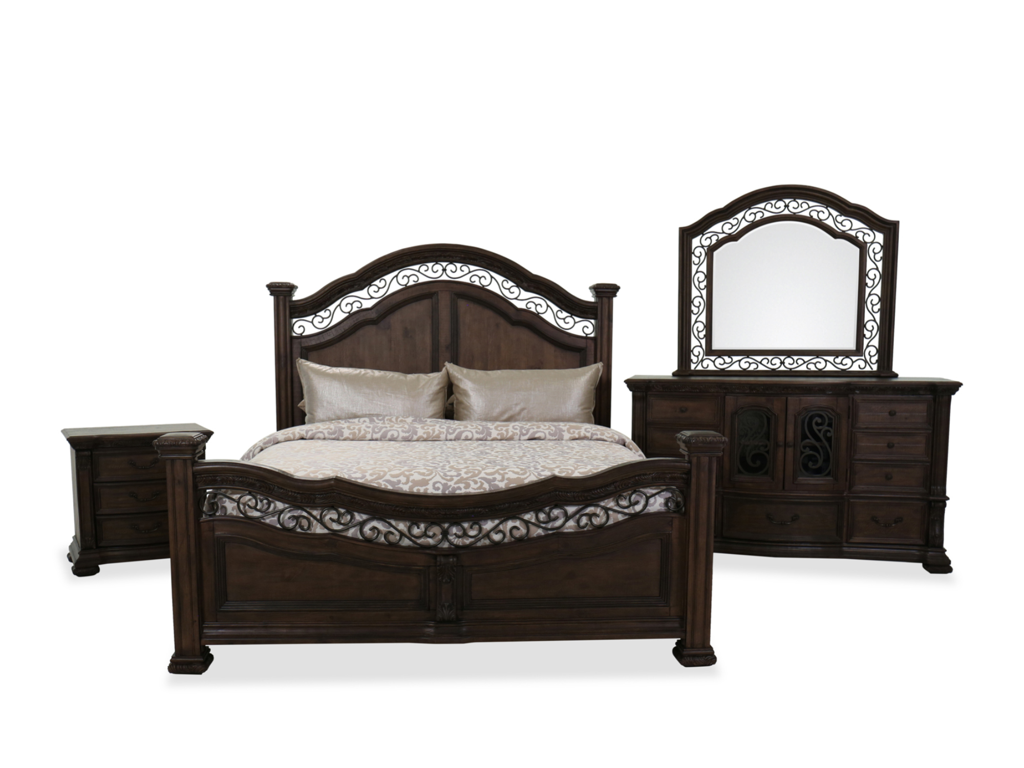 Durango 4Piece Bedroom Set Mathis Home