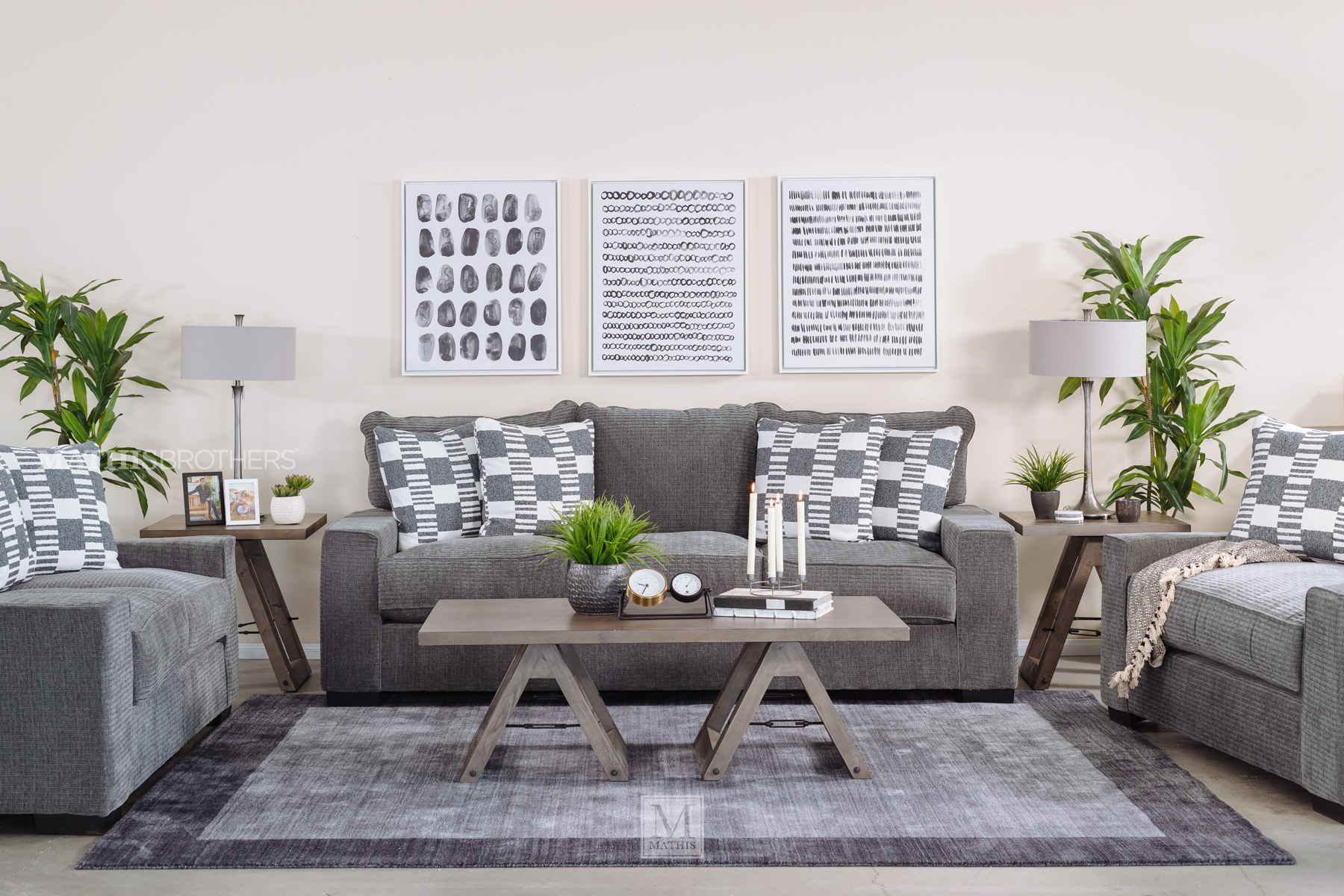 Troy Sofa In Grey Mathis Home