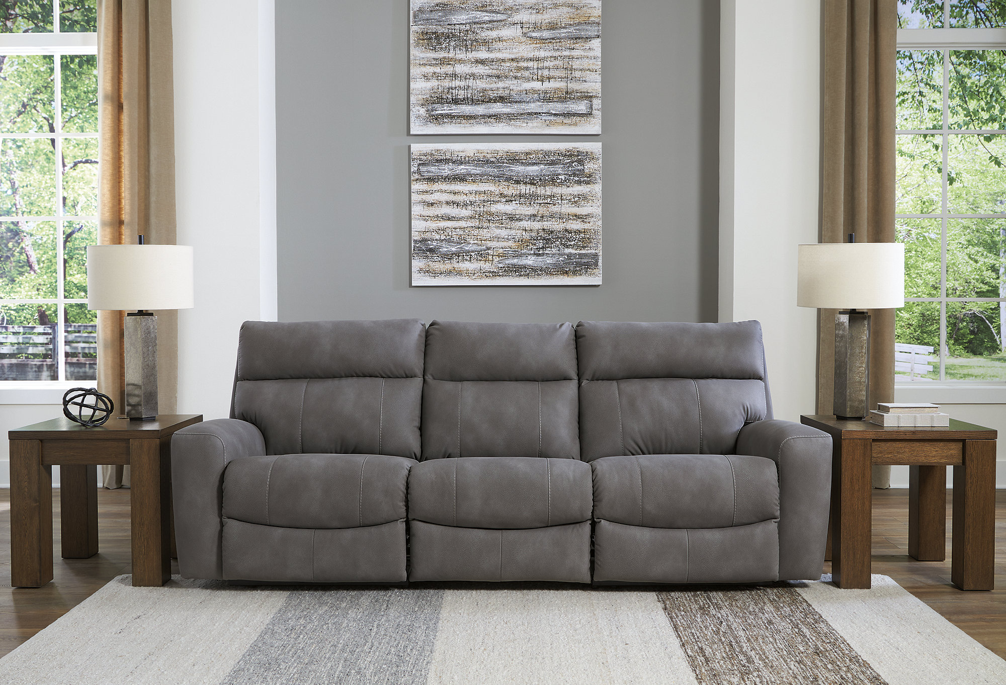Next-Gen DuraPella 3-Piece Power Reclining Sectional Sofa | Mathis