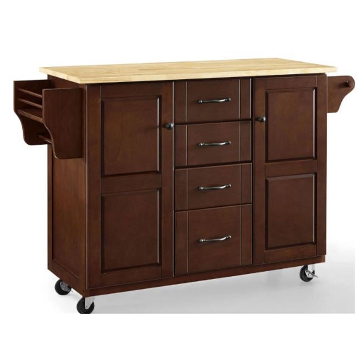 Crosley Furniture Eleanor Solid Granite Top Kitchen Island