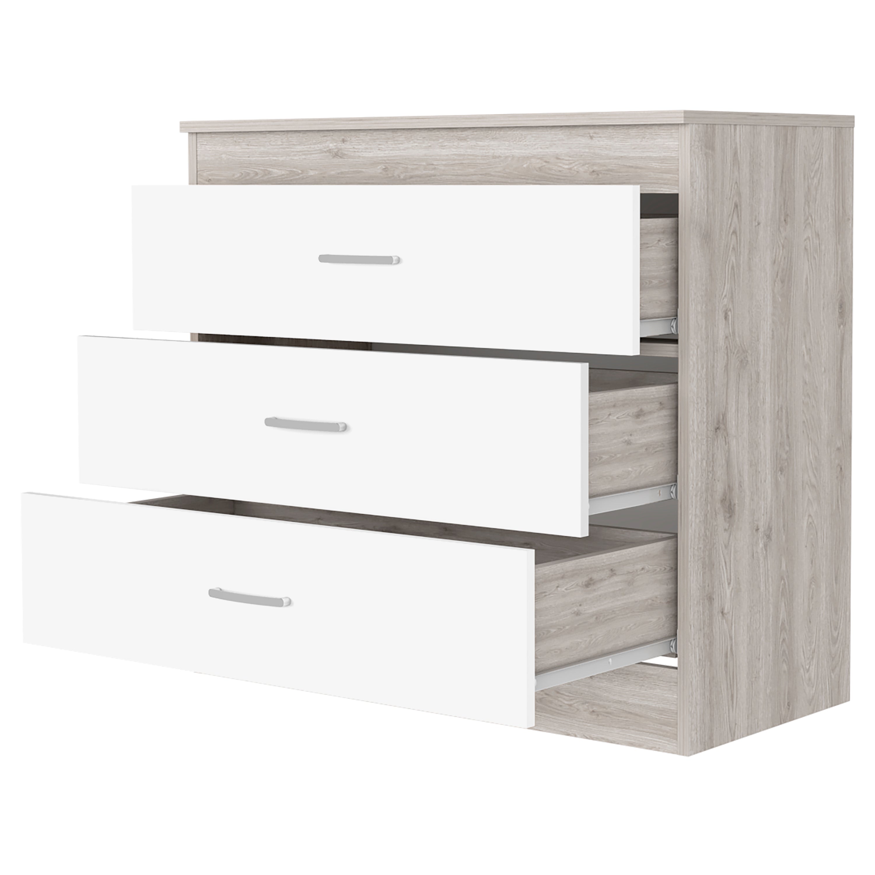 cambridge brown 3 drawer dresser Cambridge 3 Drawer Dresser with Interlocking Drawers main image 1