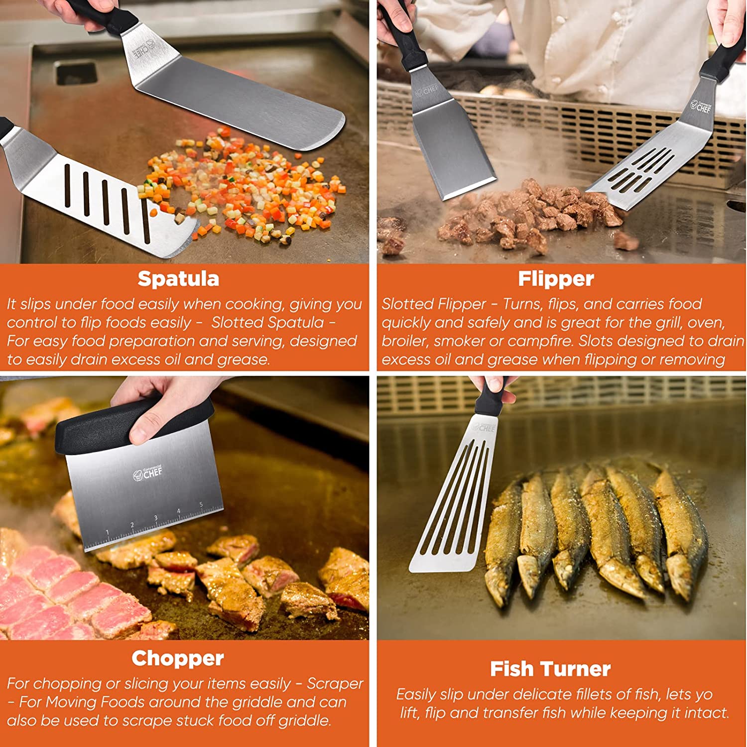 Best Griddle Spatula Set Travel Trail Sail