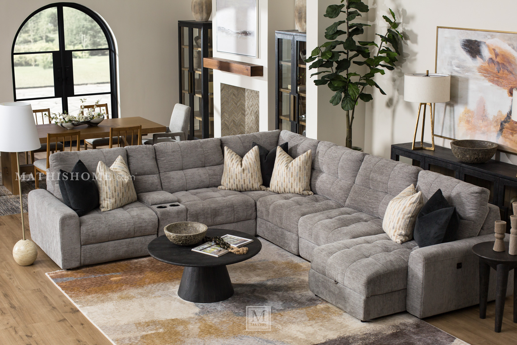 Slide 7-Piece Power Sectional | Mathis Home