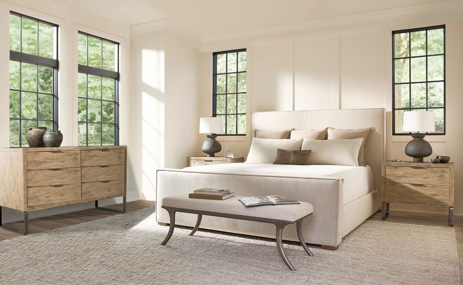 Tribeca Panel Bed King | Mathis Home